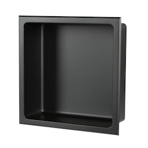 Niche de douche noire 12 po x 12 po TASSILI SUPRA