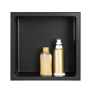 Niche de douche noire 12 po x 12 po TASSILI SUPRA