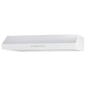 Hotte de cuisine Glacier GLA2, 30 po blanche 350 pi³/min
