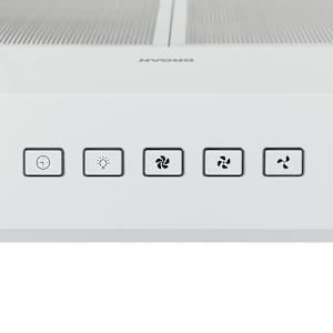 Hotte de cuisine MTR2, 30 po blanche 350 pi³/min