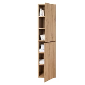 Armoire de rangement Leona fini naturel 15 3/4 po TASSILI SUPRA