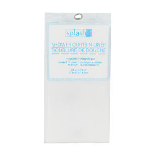 Doublure de rideau de douche givrée