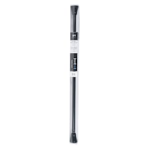 Extendable Shower Curtain Rod Black 42 in. to 72 in.