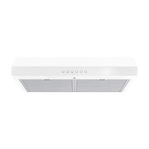 Hotte de cuisine Glacier 3304WW 30 po blanche 490 pi³/min