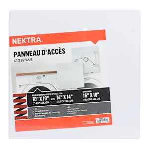 NEKTRA ABS Access Panel 14 in. x 14 in. White