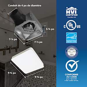 Bathroom Fan 80 CFM