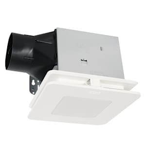 Bathroom Fan with LED Light 60 CFM