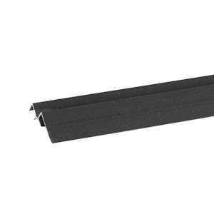 Moulure de coin intérieur noire pour panneau mural de douche WPC 96 po CHIDACA