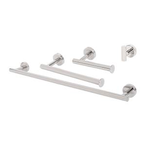 Ensemble d'accessoires de salle de bains rondo chrome TASSILI