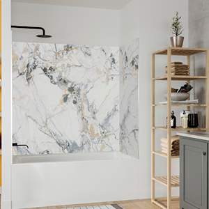 Contour de baignoire AquaMura Champagne 60 po x 32 po