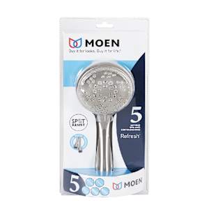 Douchette à main 5 réglages Moen nickel brossé