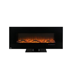 Flat Wall-Mounted Electric Fireplace 50 3/8 in.