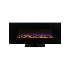 Flat Wall-Mounted Electric Fireplace 50 3/8 in.
