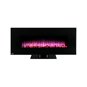 Flat Wall-Mounted Electric Fireplace 50 3/8 in.