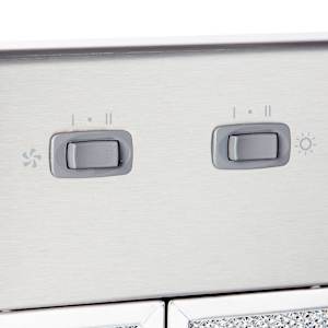 Hotte de cuisine Unity NCS3, 30 po acier inoxydable 300 pi³/min