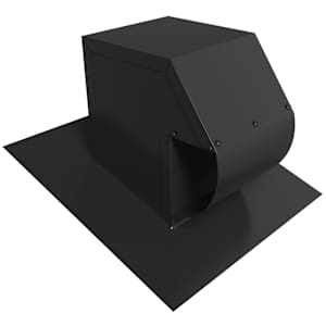 Clapet d'évacuation pour toiture VMAX noir 6 po