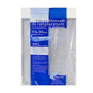 Filtres en aluminium pour hotte de cuisine 11 7/8 po x 14 3/8 po Pqt/2 BROAN