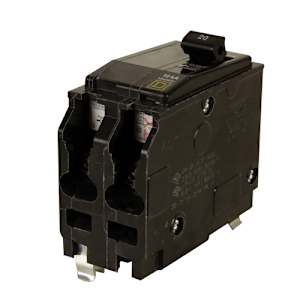 Square-D Double Circuit Breaker 20 A