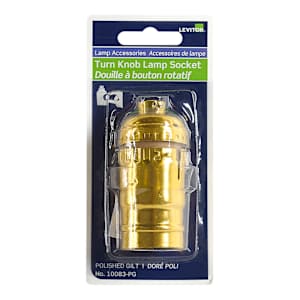 Turn Knob Lamp Socket