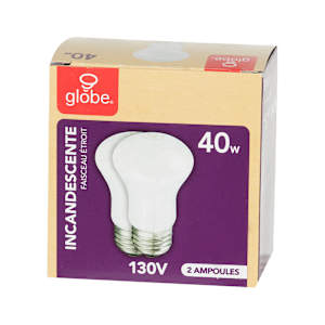 Ampoules-réflecteurs incandescentes R16, 40 W Pqt/2