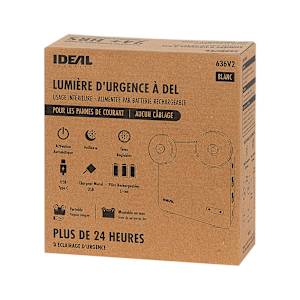Luminaire d'éclairage d'urgence DEL