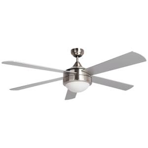 Ventilateur de plafond Preston nickel brossé 52 po