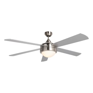 Ventilateur de plafond Preston nickel brossé 52 po