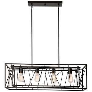 Recto 4-Light Pendant