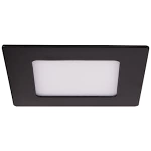 VERTUO LED Recessed Light Ultrathin 4 in. x 1/2 in. Black