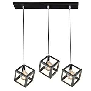 Suspension Kube 3 lumières VERTUO