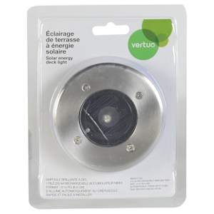 Lampe à énergie solaire encastrée VERTUO