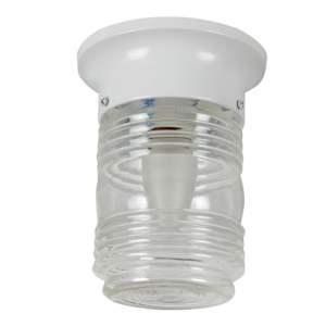 1-Light Ceiling Mount White
