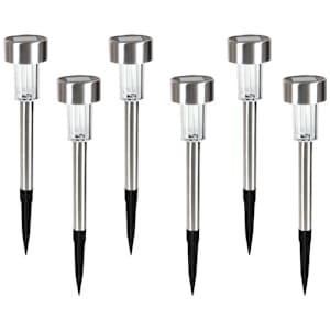 VERTUO Inox Solar Light Set Pkg/6