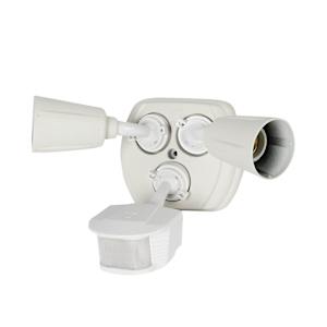 Lampe à détecteur de mouvement blanche