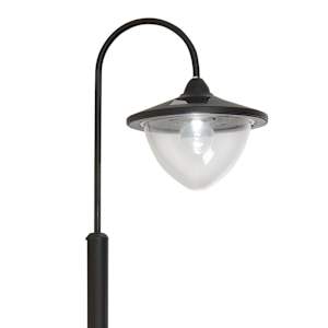 VERTUO Solar Lamp Post Black