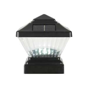 VERTUO Solar 4 x 4 Post Cap Light Black