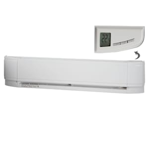Plinthe électrique Éclipse avec thermostat intégré 500 W