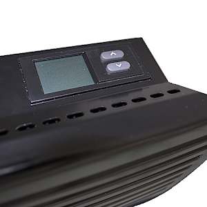 CEG Wall Convection Electric Heater with Thermostat 1000 W Black