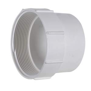 PVC Cleanout Adapter - 4 in.