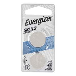Energizer 2032 Batteries 3 V Pkg/2