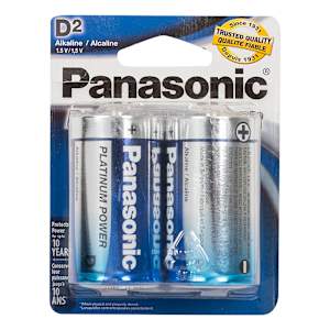 Piles Panasonic D Pqt/2