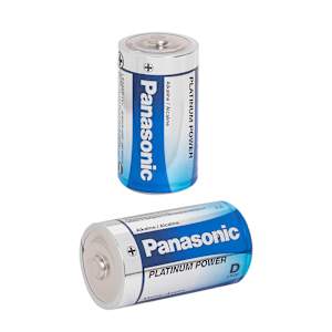 Piles Panasonic D Pqt/2