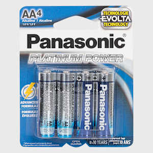Piles Panasonic AA Pqt/4