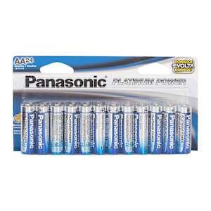 Piles Panasonic AA Pqt/24