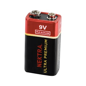 Piles Alcalines Ultra Premium 9 V Pqt/2 NEKTRA