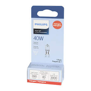 G9 Halogen Light Bulb 40 W