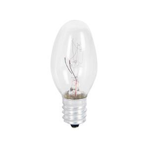 Ampoules incandescentes pour veilleuses 7 W Pqt/2