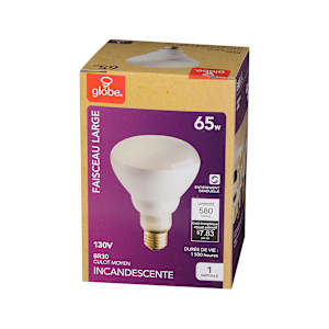 BR30 Incandescent Reflector Light Bulb 65 W