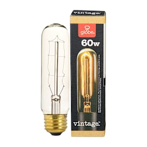 Vintage T10 Incandescent Light Bulb 60 W