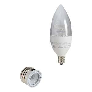 Ampoule chandelle DEL B12 blanc chaud 4,5 W